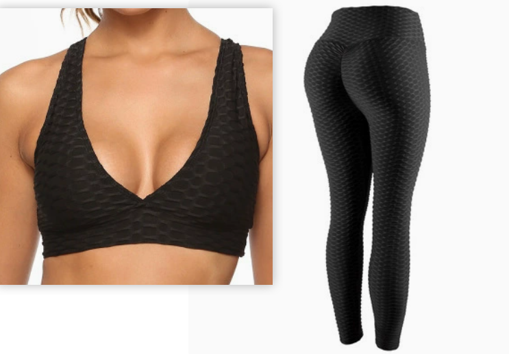 Yoga Set with Leggings and Workout Gear