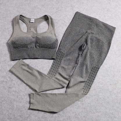 Women's Seamless Yoga Set - 2-Piece Workout Outfit