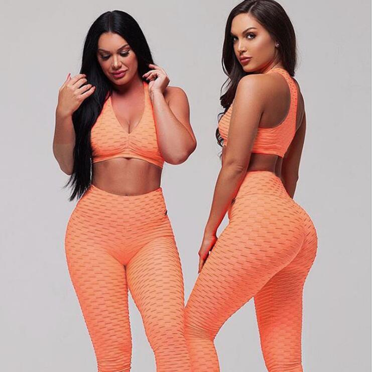 Yoga Set with Leggings and Workout Gear